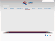 Tablet Screenshot of escalesdoclibreville.com